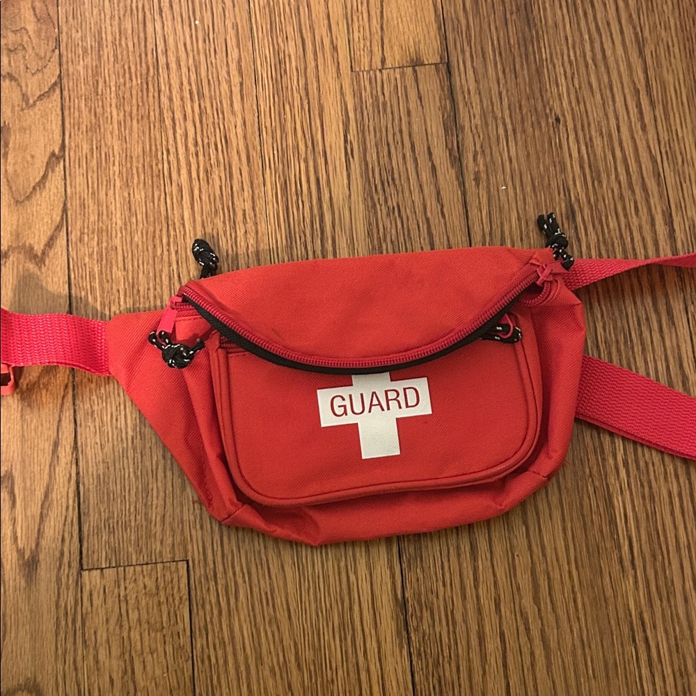Red Lifeguard Fanny pack